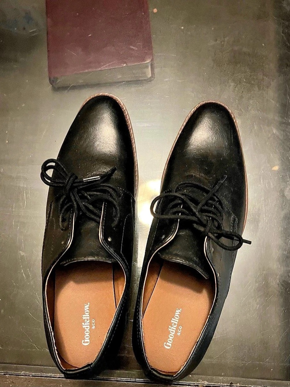 Goodfellow & Co Black & Brown Lace-Up Oxfords